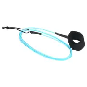 9ft x 7.2mm Surfboard Leash Straight Leashes Leg Rope Wrist String, Blue