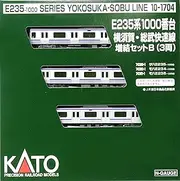 [Kato] 10-1704 N Gauge E235 Series 1000 Series Yokosuka Sobu Rapid Line Extension Set B, 3-Car Model Train