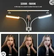 NEEWER Esthetician light Stepless Dimmable Tattoo Light Lash Lamp 2 Light Heads