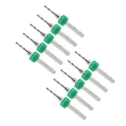 1/8" Shank 1.3mm Tungsten Carbide CNC Precision Micro PCB Drill Bits 10-Pieces