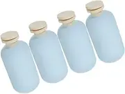 CAXUSD 4PCS Travel Empty Lotion Bottles with Flip Cap Leakproof Mini Skincare Containers for Shampoo Conditioner and Lotion Convenient Refillable Travel Bottles