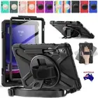 For Samsung Galaxy Tab S9 S8 S7 S9 FE S10+ Shockproof Rugged Case Rotating Cover