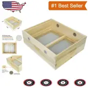 Wooden Beehive Quilt Box, Assembled for 0 Frame Langstroth Bees - Winter Ready