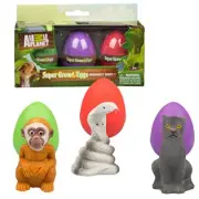 Animal Planet Grow Eggs Rain Forest Hatch & Grow 3 Different Super-Sized Animals
