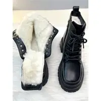 在飛比找ETMall東森購物網優惠-真皮羊毛新款冬季加厚保暖雪地靴