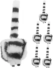 FIXOSHEE Realistic Cat Toys Plush Mouse 6 Pack Kitten Teething Toys for Engaging and Fun Play
