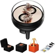 Dragon Car Diffuser, Dynamic Dragon Car Aromatherapy, Enamel Dragon Cars Aromatherapy Essential Oil Diffuse, 360° Rotatable Car Wind-Powered Rotation Air Freshener Diffuser, Mens Gifts