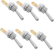 IWOWHERO Safety 6pcs Metal Rocker Toggle Switches for Quick Engine Shutdown Boat Truck Use