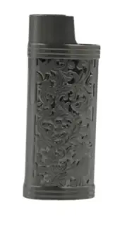 Charcoal Metal Lighter Case Cover Holder Sleeve Pouch For BIC Mini Lighter J25