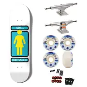 Girl Premium Skateboard with Indy Trucks, Triclops Wheels 8.5" Kennedy Hand Sha