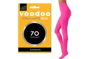 Voodoo Totally Matte Tights 70 Denier Slimming Women Pantyhose Stockings Pink Fergalicious H31318 Leggings