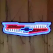 Chevrolet Grill LED Flex-Neon Look Sign - 57 Chevy - Bel Air - One-Fifty Two-Ten