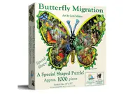 SunsOut Butterfly Migration Shaped Jigsaw Puzzle 1000 Pieces (SUN97035)