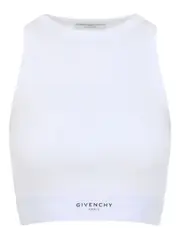 [Givenchy] Givenchy-Canotta Crop In Cotone Con Fascia Givenchy-Donna S
