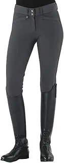[Ovation] Women's Celebrity Front Zip Knee Patch Equestrian Horse Riding Breeches