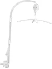 ANDRESLAD 1 Set Bed Bell Bracket Crib Brackets Cots Bed Bell Supporting Stand Bed Bell Holder Bed Bell Supporting Bracket White Plastic