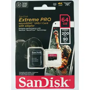 【SanDisk 晟碟】Extreme Pro microSDXC UHS-I V30 A2 32G~256GB 記憶卡