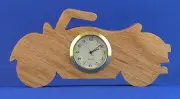Motorcycle Mini Clock - Hand cut w/ choice of insert
