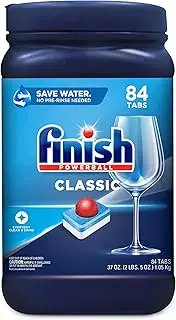 FINISH Classic, Dishwasher Detergent, Powerball, Dishwashing Tablets, Dish Tabs, 85 Count