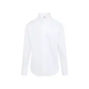 [Giorgio Armani] Giorgio Armani-Brilliant White Cotton Shirt-Uomo 43 COLLAR