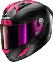 Shark Aeron Carbon Skin Helmet, carbon-purple, Size M for Men Carbon Purple