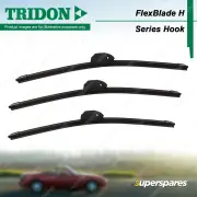 Pair Tridon FlexBlade Frameless Wiper Blades for Toyota FJ Cruiser GSJ15R 11-12