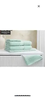Sheridan Orson Towel Range Mint Frost