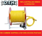 D.T.H FIRE FIGHTING HOSE REEL KIT YELLOW 3/4'' (19MM) X 50M & RYSET LEVER NOZZLE