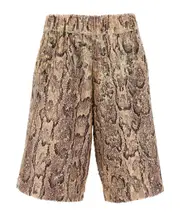 Dries Van Noten Sequined Pomy Bermuda Shorts S,XS Nude