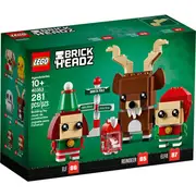 LEGO 40353 - BrickHeadz Seasonal Christmas Reindeer, Elf and Elfie