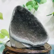 654g Natural Amethyst Geode Mineral Specimen Crystal Quartz Energy Decoration