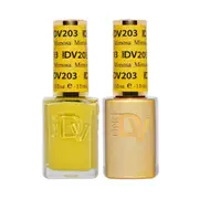 DND DIVA - #203 Mimosa - Nail Gel & Lacquer Polish Duo 15ml