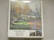 Thomas Kinkade, Aspen Chapel , 550 piece Puzzle NEW OPEN BOX FS
