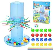 Sticks Board Game | Fast Fun Kerplunk for 2 to 4 Players Game, Fast Fun Kerplunk for 2 to 4 Players Game for Enhance Hands-on Ability and Interaction