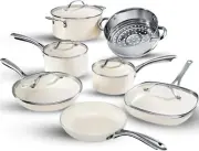 12 Piece Pots and Pans Set Nonstick Cookware Set, Pot and Pan Set, Kitchen Co...