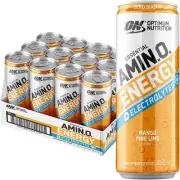 OPTIMUM NUTRITION Amino Energy + Electrolytes Sparkling Hydration Drink, Mango P