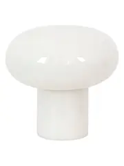 Tait 1 Light Table Lamp with White Glass Shade