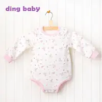 在飛比找蝦皮商城優惠-【ding baby】MIT台灣製 歡樂木馬肩開長袖包屁衣-