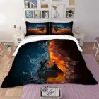 Fire Guitar Doona Quilt Duvet Cover Set Single/Double/Queen/King Bed Pillow Case