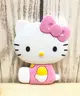 【震撼精品百貨】Hello Kitty 凱蒂貓~日本SANRIO三麗鷗 Kitty 隨身鏡子-側坐粉*42317