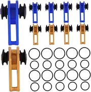 Mipcase Colorful Joyful Bait Hooks Fishing Rod Hooks with Bait Fixation Ring Durable Small for All Fishing Poles for Enthusiasts Random Colors Included Random Color