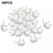 Effortless Installation with 50PCS Picture Hooks for Hard Wall Surfaces