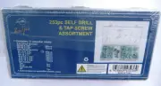 Swordfish 32360, 253pc Hex Washer Self Drilling and Tapping Tek Screw Assortment