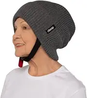 Ribcap Lenny Medical Grade Protective Helmet | Grey | Soft Helmet for Epilepsy | Protective Helmet for Seizures | Fashionable and No Stigma
