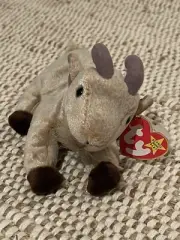 Ty Beanie Baby "Goatee" the Goat - 11-4-98 with 1999 TUSH TAG ERROR W/ Hologram