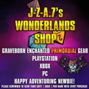 PS/XBOX/PC Tiny Tina's Wonderlands GRAVEBORN ASCENDED LEVEL 40 ENCHANTED GEAR