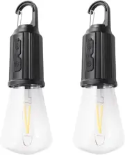 Vagocom 2Pcs Rechargeable Camping Light Bulbs,Portable LED Camping Lanterns,H...