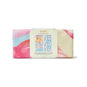 WerkShoppe Reversible Microfiber Beach Towel 79x173cm Large Flamingo Sunset