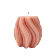 Urban Swirl 10cm Vanilla Scented Candle Home Fragrance - Rose