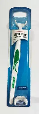 Listerine Ultraclean Access Snap-On Flosser Kit 4 total heads Brand New Sealed